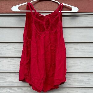 LA MIEL Red Tank Top